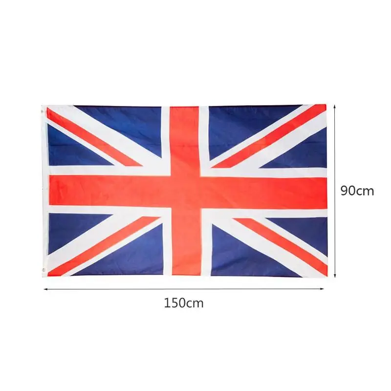 

Flag Great British Banner Flag 5 * 3FT 90 * 150cm United Kingdom National Polyster Uk Flag