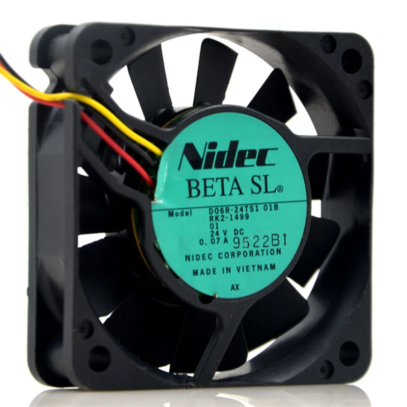 

Original 6CM 6015 24V 0.07A D06R-24TS1 01B copy printer inverter cooling fan