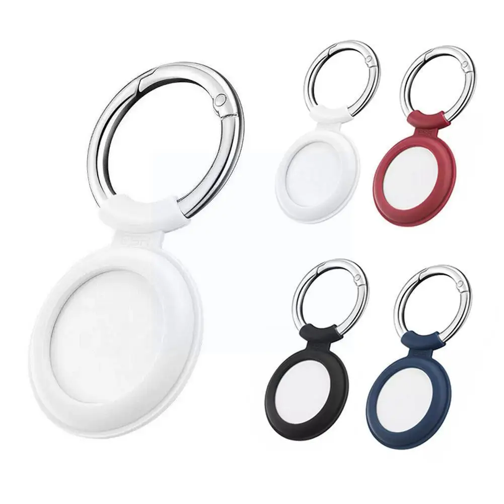 

Soft Silicone For Airtags Locator Protective Sleeve Soft Buckle Plastic Ring Sports Metal N0j2