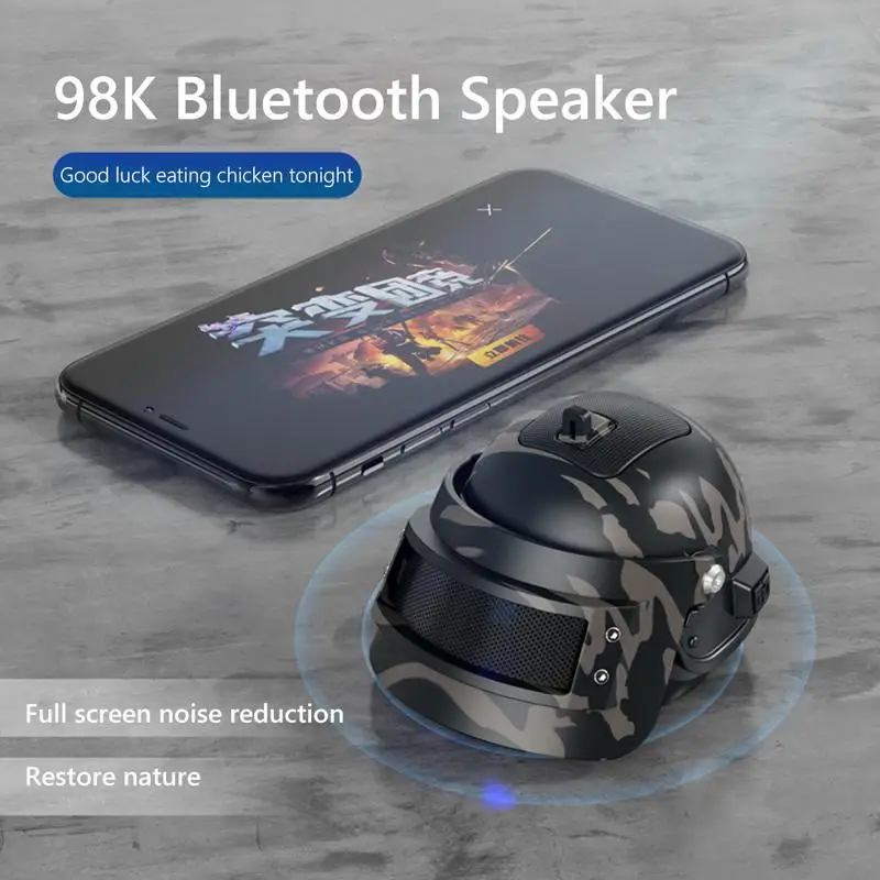 

Peace Elite курятник трехуровневая головка одинаковая Bluetooth-Колонка сабвуфер креативный подарок мини-Колонка ручной работы s