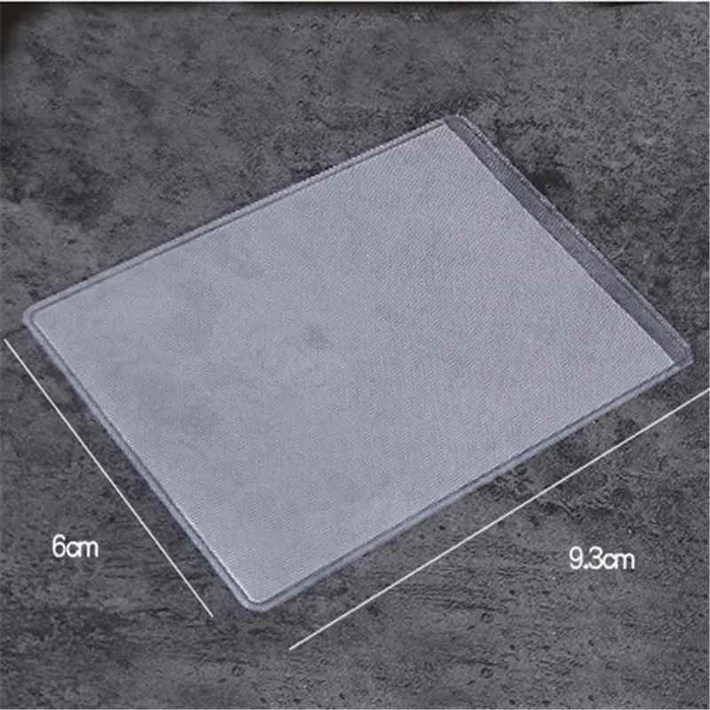 10 шт. водонепроницаемый прозрачный силиконовый пластиковый чехол для кредитных