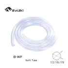 Мягкий шланг Bykski 1 м OD131619 мм, мягкая трубка из ПВХ, прозрачная длина 1013 мм, гибкая трубка для охлаждения воды, модель B-WP