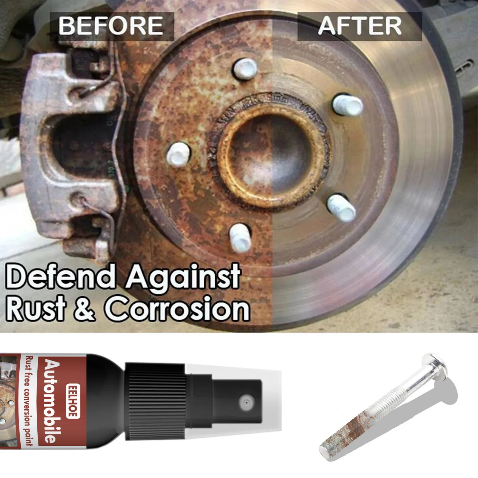 

100ML Powerful All-Purpose Rust Cleaner Spray Derusting Spray Car Maintenance Household Cleaning Tools Anti-rust Lubricant