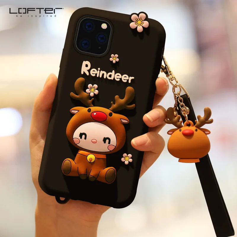 

Cartoon Silicone Case for iPhone 11 Soft Back Cover for iPhone 11 Pro 11 Pro MAX Shockproof Fitted Cases Cute Phone Cases