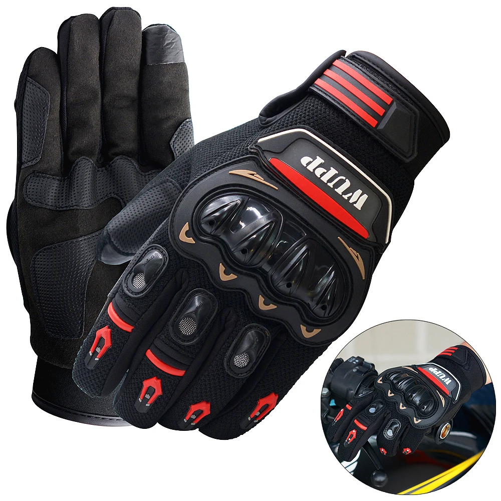 

Водонепроницаемые дышащие защитные перчатки с пальцами для сенсорных экранов, износостойкие противоскользящие Мотоциклетные Перчатки