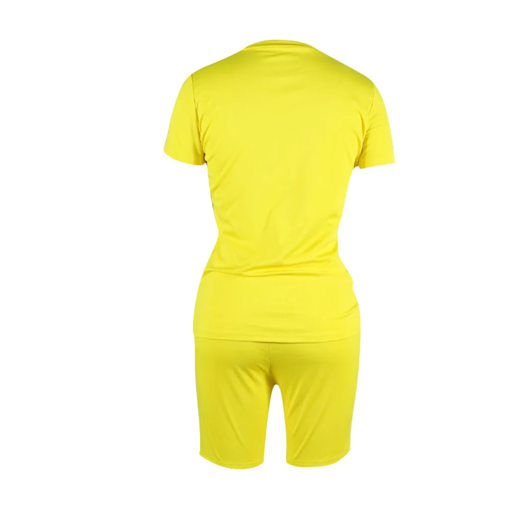

HAOOHU Two Piece Set Tracksuit Women Summer Clothes Casual Outfits OCrop Top and Biker Shorts 2 Piece Matching Sets Sweat Suits