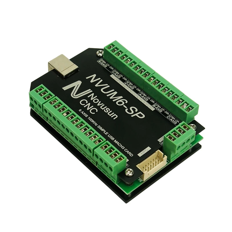 Плата управления движением с ЧПУ NVUM 3 4 5 6 Axis Mach3 USB Breakout Board для гравировального