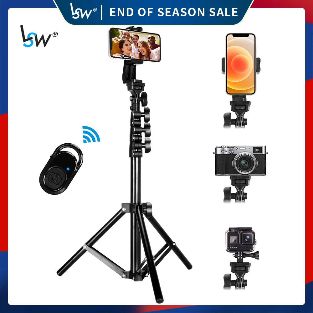 Штатив-тренога селфи-палка 150 см штатив для сотового телефона iPhone Gopro с