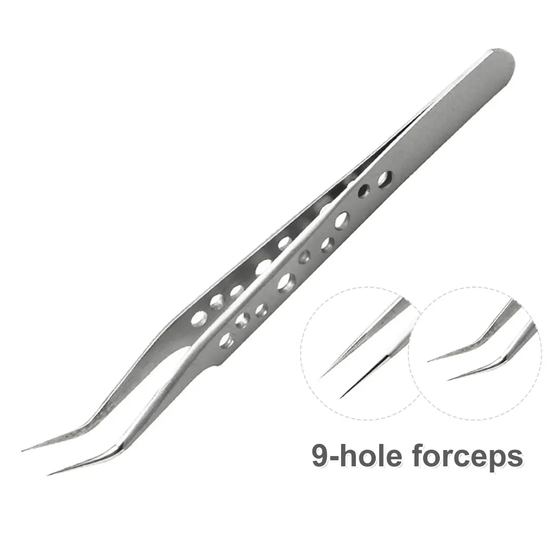 

Electronics-Industrial Matte Tweezers Anti-static Curved Straight Tip Precision Stainless Forceps Phone Repair Hand Tools Sets