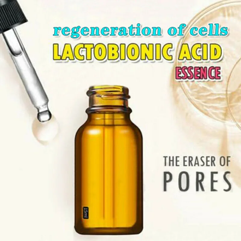 

Lactobionic Acid Essence Lactobionic Acid Liquid Shrinks Pores Hydrating Control Oil Anti-Wrinkle HJL2019