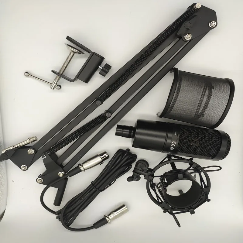 Профессиональный конденсаторный микрофон для записи вокала в режиме реального