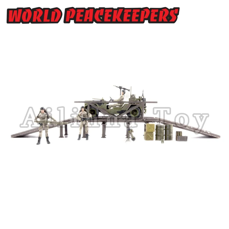 

World Peacekeepers 1/18 Action Figure Expeditionary Unit (3 Figures Included) Anime Model For Gift Free Shipping