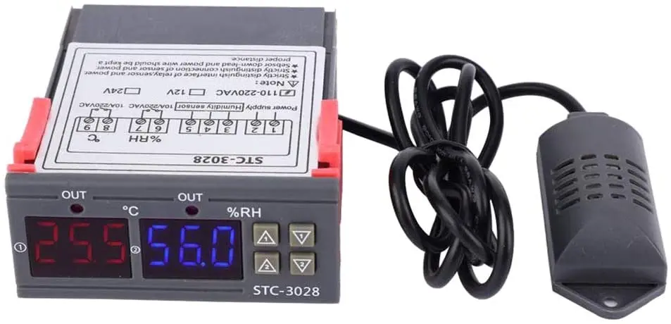 STC 3028 гигрометр контроллер влажности регулятор осушения и увлажнения|Приборы для