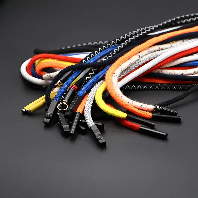 1 шт. 130 140 см полиэстер плоская веревка декоративная витая для повседневной носки