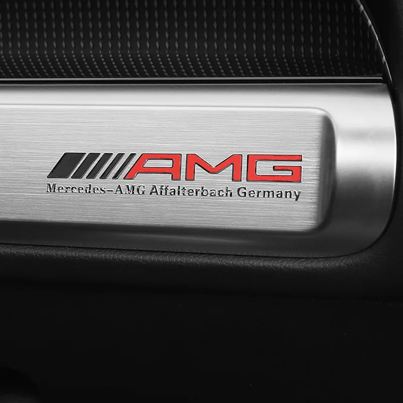 

Metal Console Sticker Apply To Mercedes Benz W213 W212 W211 W205 W204 W203 Amg Car Stickers Car Accessories Interior Parts