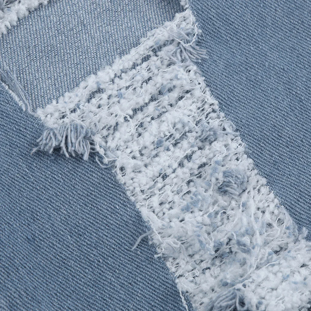 Женские джинсовые брюки скинни рваные джинсы для женщин винтажные карандаш с