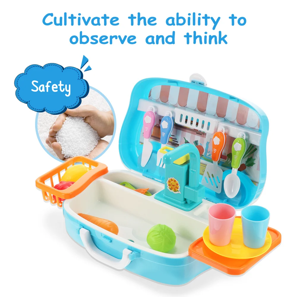 

1 Set Creative Kids Dishwasher Playing with Automatic Running Water