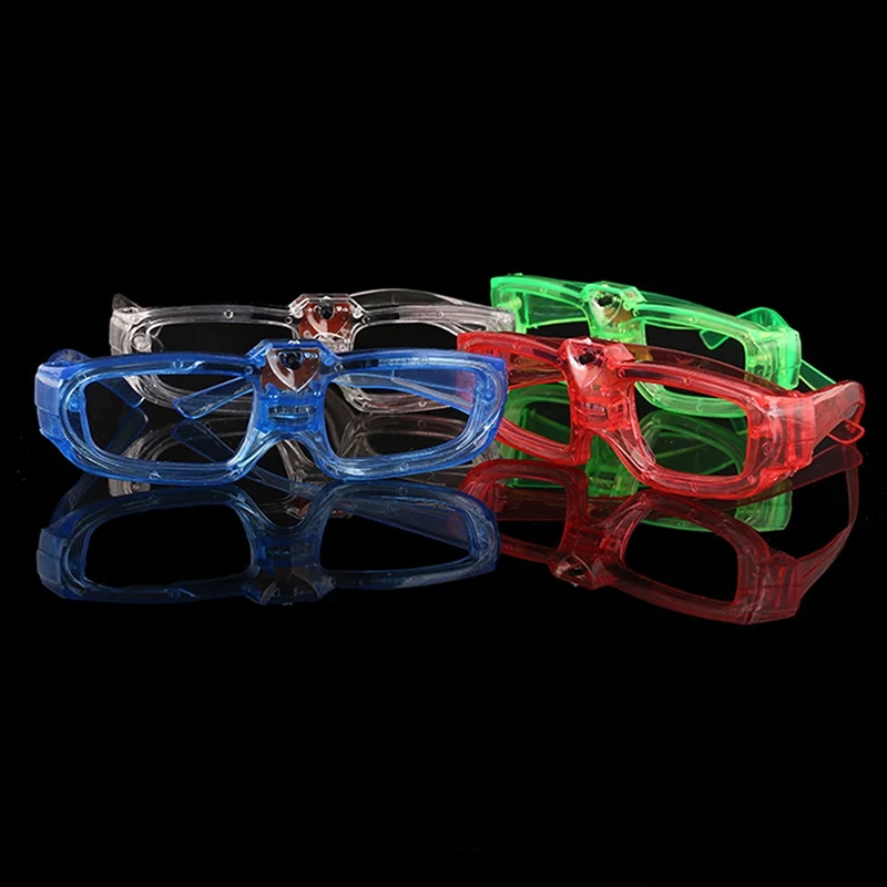 Flashing Glasses EL Wire LED Glow Party Supplies Lighting Novelty Gift Light Festival Luminous Sunglasses | Дом и сад