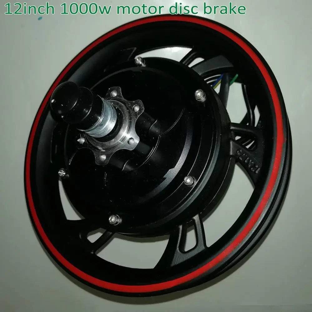 12 дюймов 36v48v60v72v800w1000w безредукторный двигатель с датчиком/Барабанный тормоз Электрический велосипед Скутер MTB трехколесный велосипед подвижность ATV часть