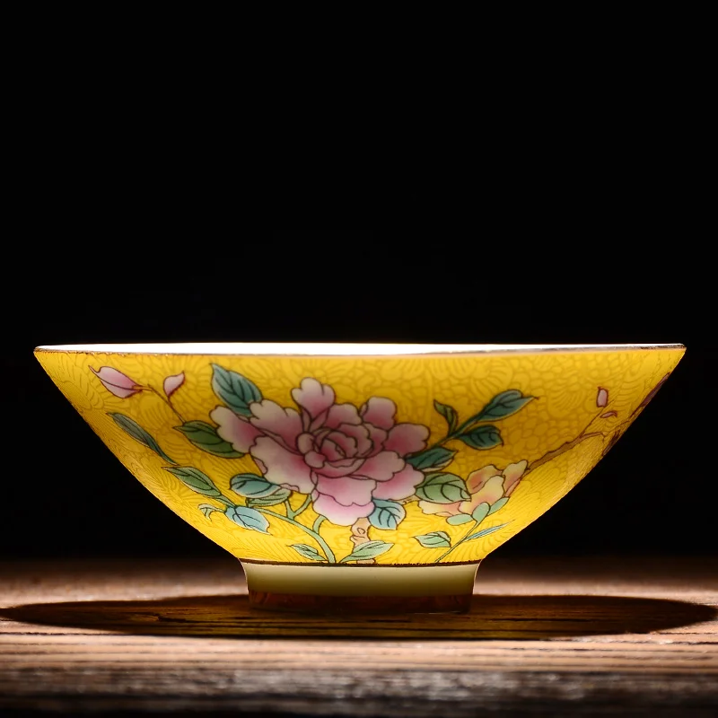 2 шт./лот 45/60 мл чайная чашка Цзиндэчжэнь Пастельная фарфоровая с эмалью маленькая