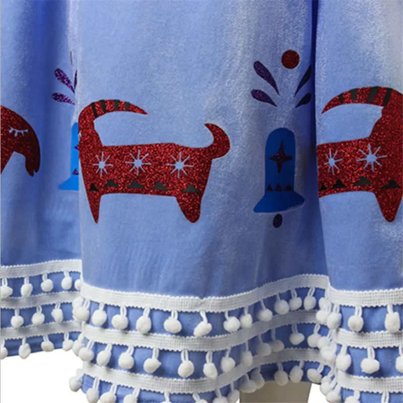 Платье принцессы Холодное сердце 2 Анны для косплея аниме высококачественное