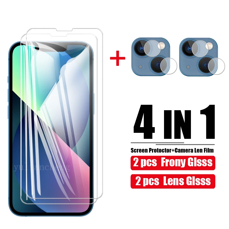 

Защитное стекло для iPhone, закаленное стекло для iPhone 13 13Pro 13Mini 13Pro Max, Защитная пленка для экрана камеры