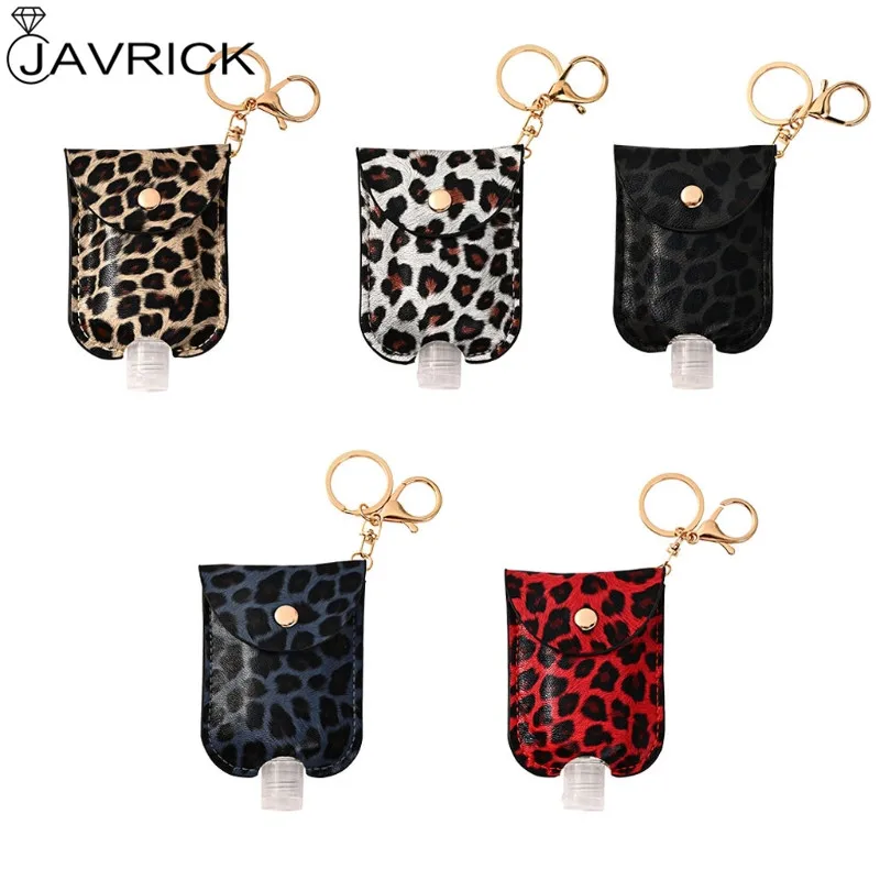 30 мл Леопардовый принт портативный пустой герметичный пластиковый держатель для