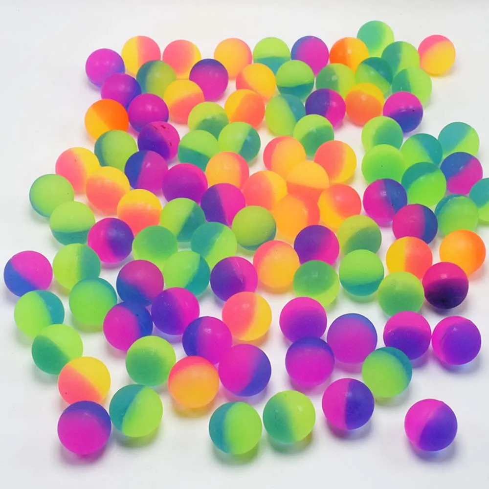 

10 Pcs Plastic Soft Bouncy Balls Decompression Toy Boys And Girls Party Favor Giveaway Gifts Piñata Fillers Toy Carnival Prizes
