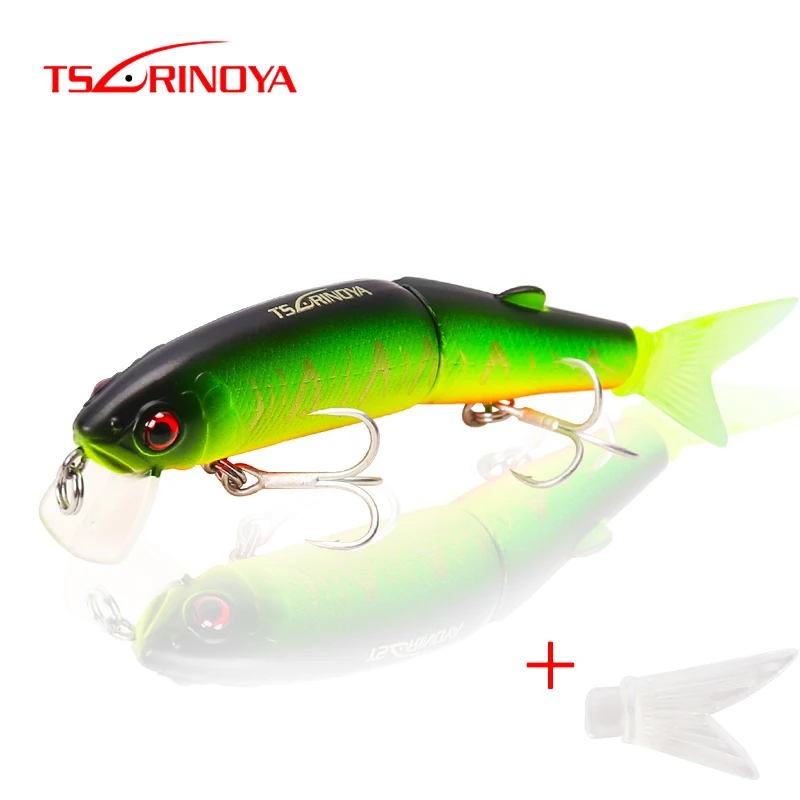 TSURINOYA 2 сек шарнирная приманка 113 мм 13 г плавающий 0 1 8 m Minnow приманки Рыбная вобблер