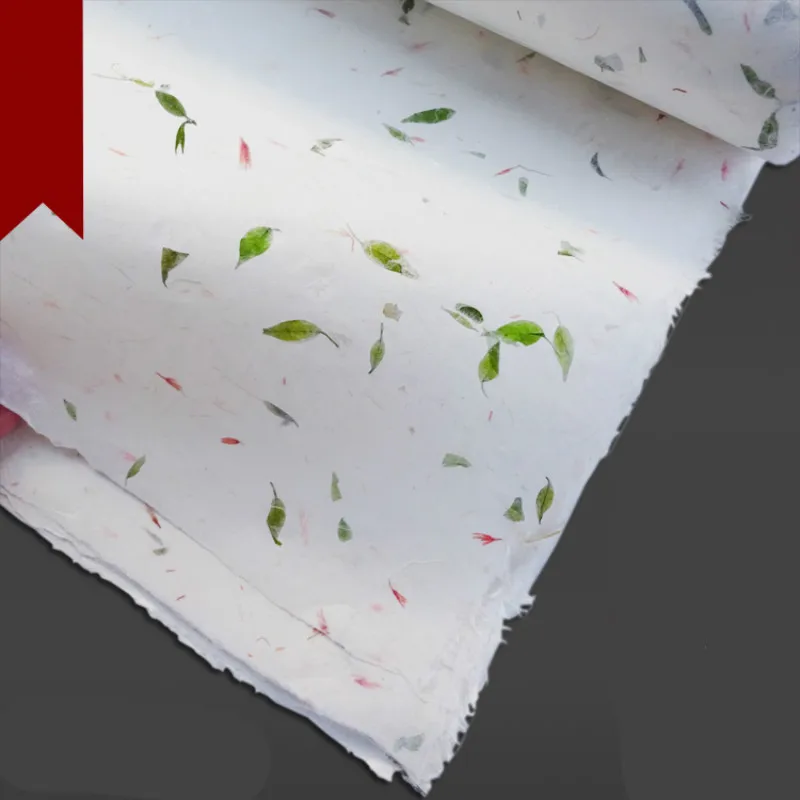 Китайская половинчатая бумага для риса каллиграфия живопись Xuan с натуральным