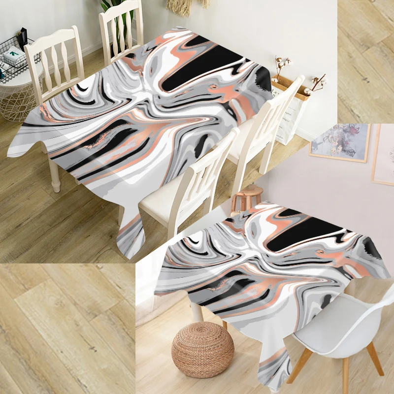 Новая мраморная текстура под заказ настенная скатерть прямоугольная