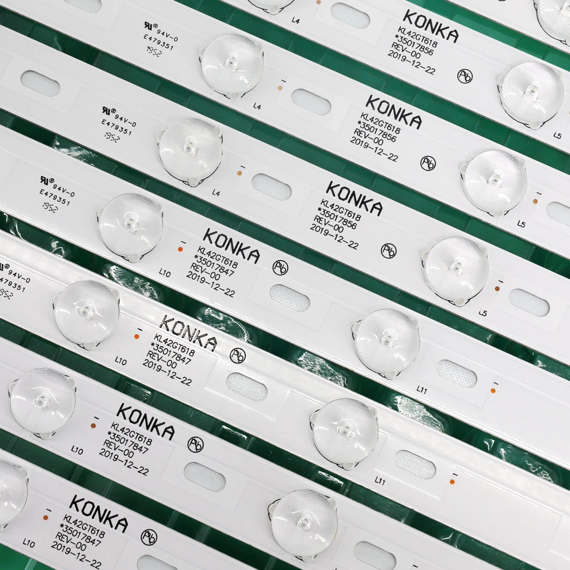 Совершенно новый 1 комплект = 8 светодиодный т. светодиодных лент для подсветки 12