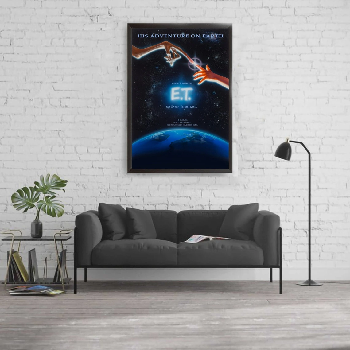 

E.T Movie Poster Canvas Print Home Wall Painting Decoration (No Frame)