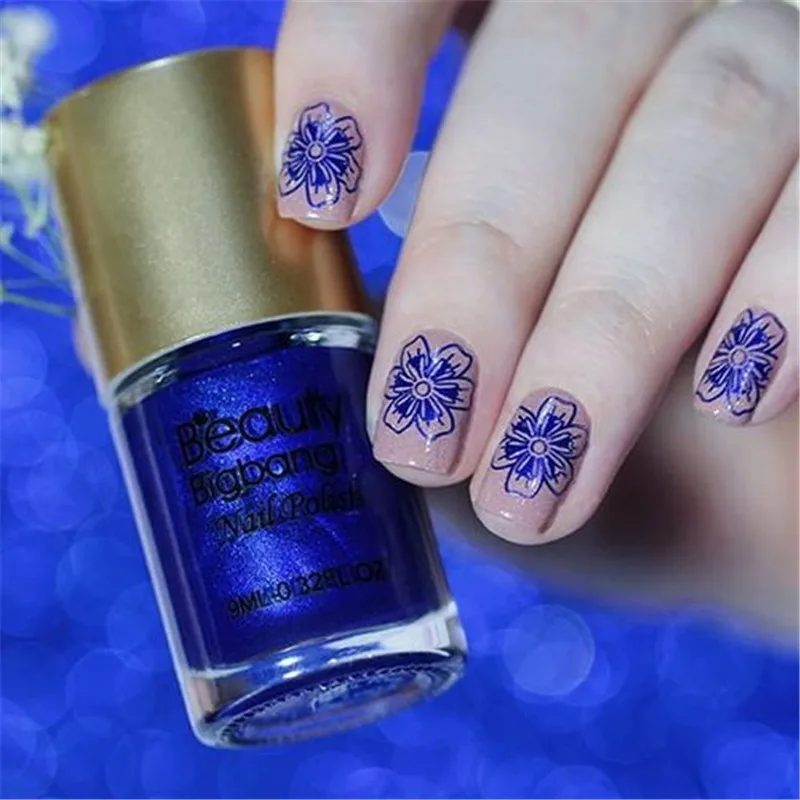 BeautyBigBang 6*6 см квадратная пластина для штамповки ногтей кружева цветок аксессуары для дизайна ногтей шаблон изображения пластины трафареты для штамповки ногтей плесень