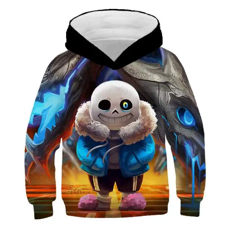 Толстовка Frdun Tommy Undertale с 3D принтом Ламберта модная толстовка для мальчиков