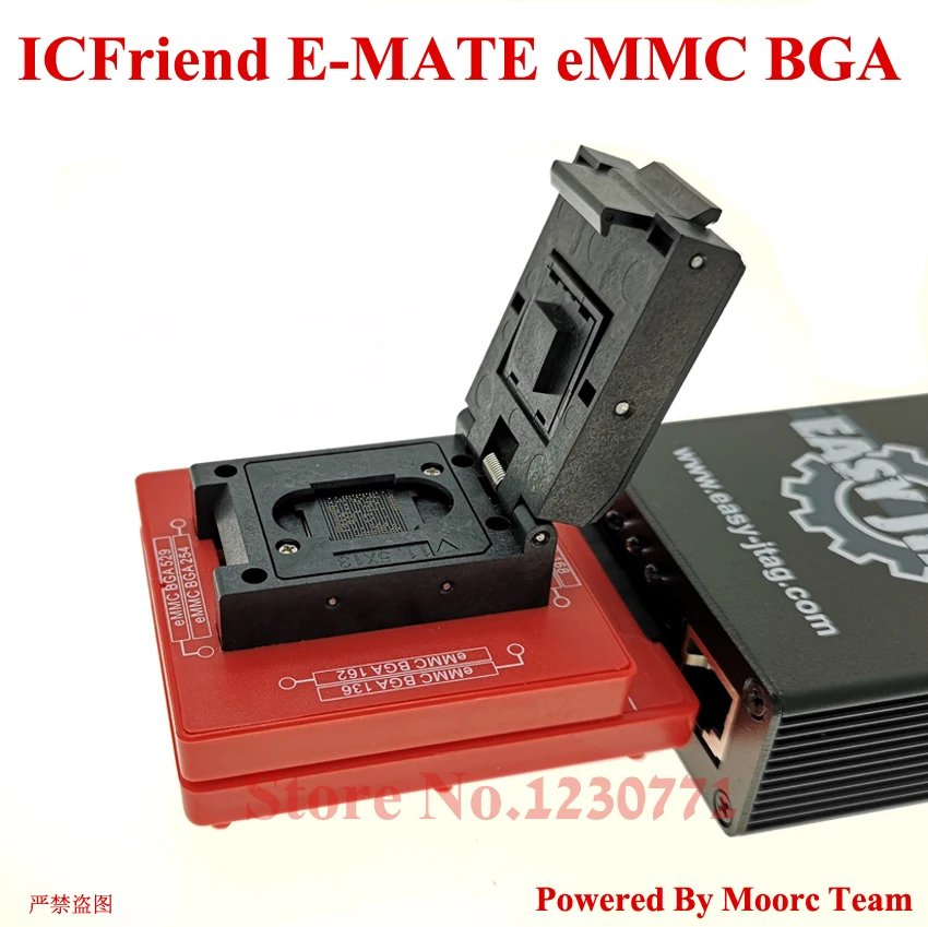MOORC xsocket E MATE PRO BOX EMMC BGA 13 в 1 поддержка 100 136 168 153 169 162 186 221 529 254 легкий Jtag Plus Box|Детали