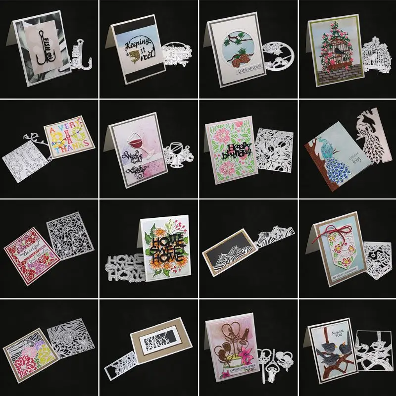 Металлический трафарет в виде птичьей клетки сделай сам скрапбукинг альбом