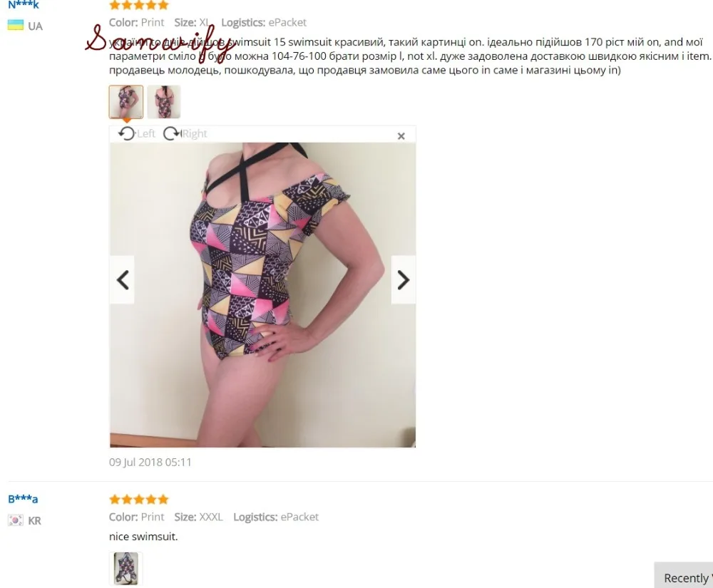 Женский летний купальный костюм с цветочным принтом 2018 |