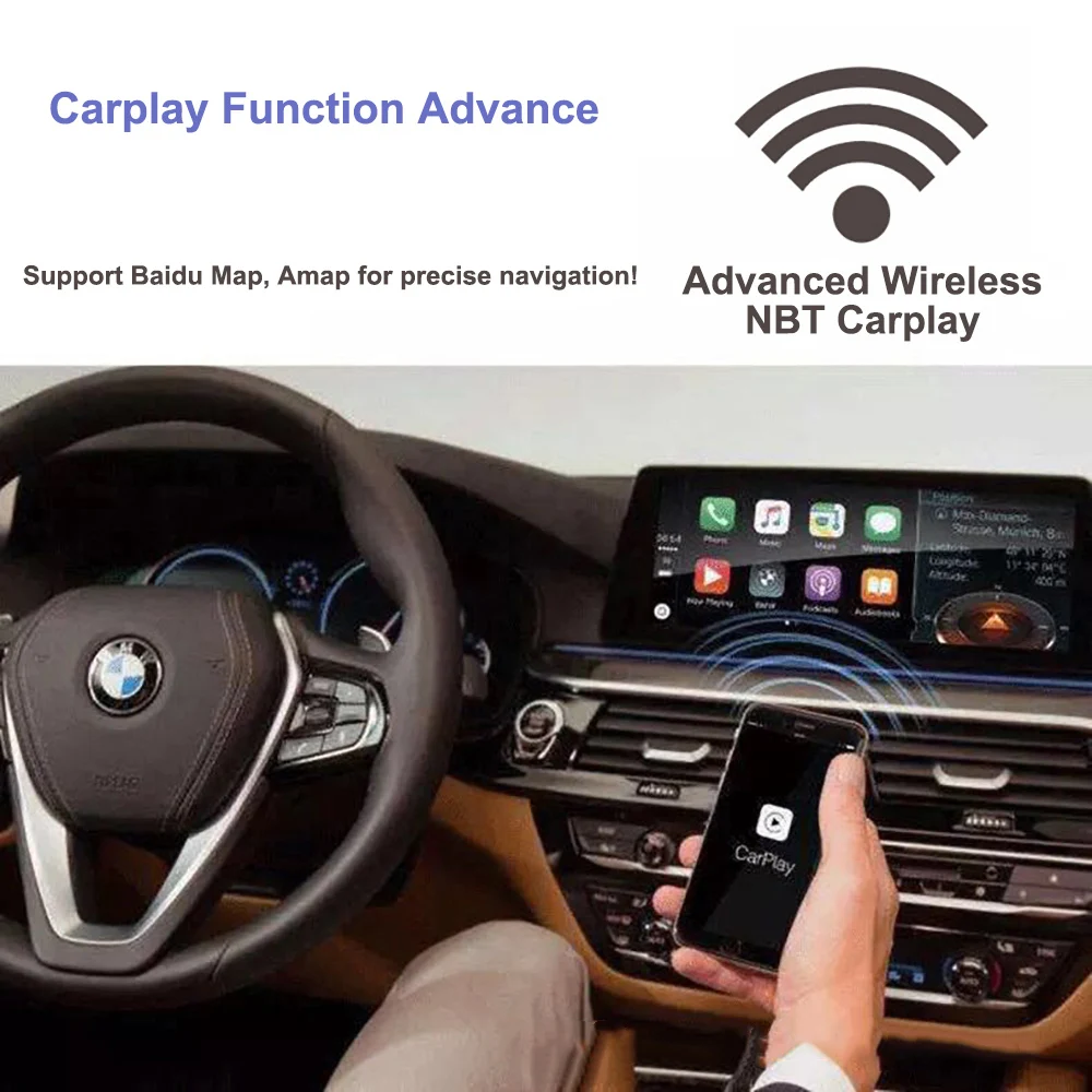 Беспроводной модуль кодировщика CarPlay для BMW 2013 2017 NBT X1 X2 X3 X4 X5 mini Android Автомобильная