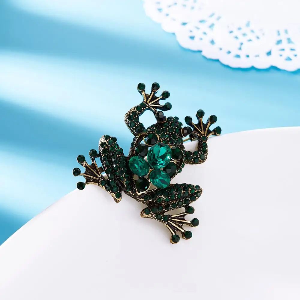Женская Брошь в виде животного с кристаллами|Броши| |