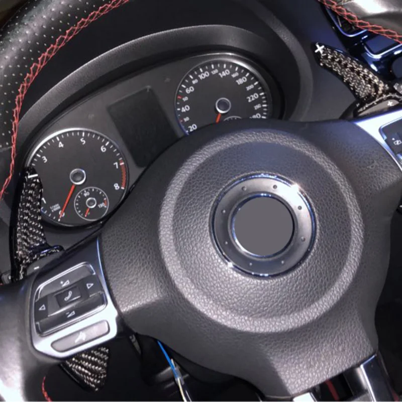 T Carbon Paddle Phifters для Skoda Octavia VRS 2014 2015 2016 2017 2018 руль DSG коробка передач автомобильные