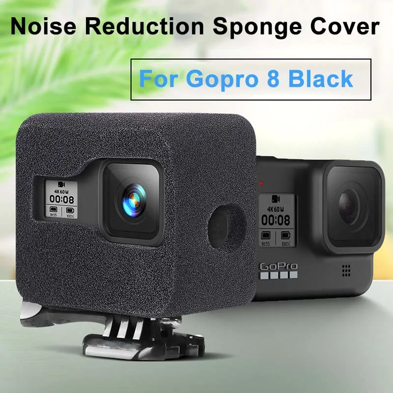 Ветрозащитный чехол Windslayer для GoPro Hero 8 Черный ветрозащитный пенопластовый с