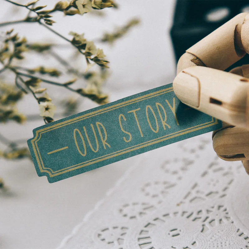 45 шт./упак. Винтаж цветы калька бумажная наклейка для творчества ремесло Скрапбукинг альбом журнал хлама Happy