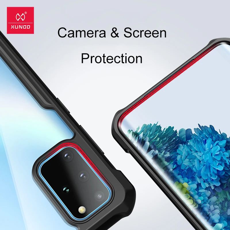 XUNDD Shookproof чехол для Samsung A71 A51 защитный подушка безопасности Бампер прозрачный