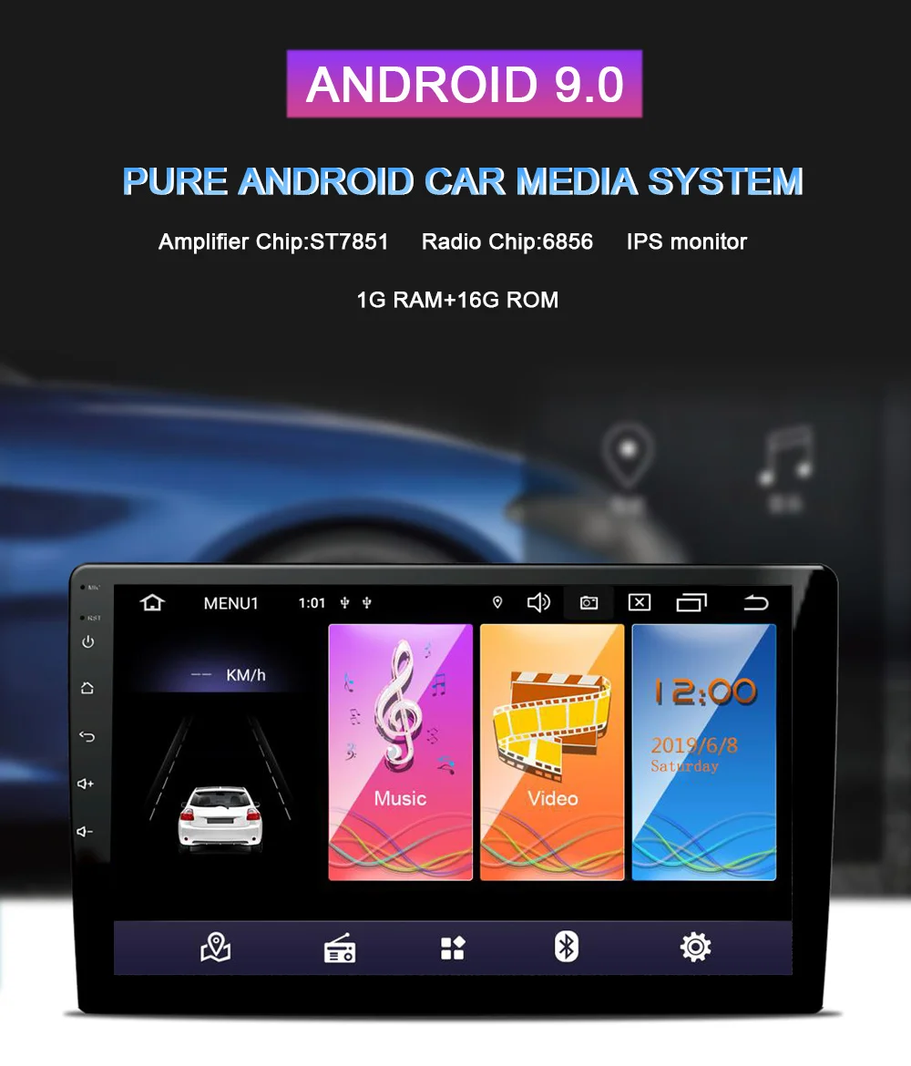 FUNROVER ips+ 2.5D Android9.0 автомобильный DVD Мультимедиа gps навигация для honda левое Вождение CIVIC 2006-2011 vedio стерео радио аудио