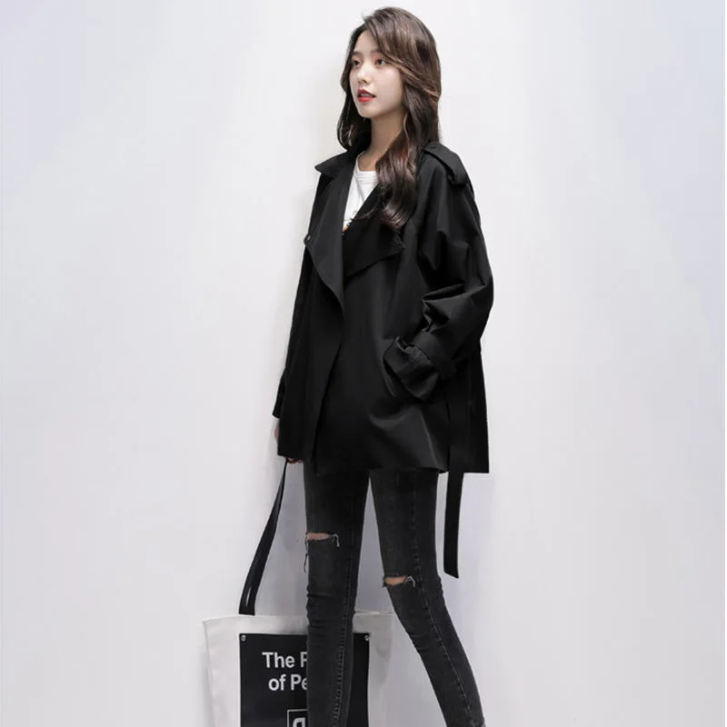 

Women's Windbreaker Autumn 2021 Fashion Temperament Casual All-match Popular Tooling Jacket