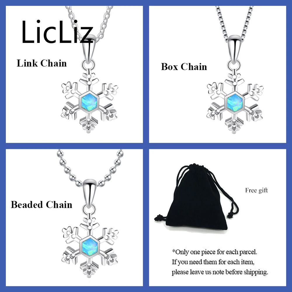 Женское ожерелье из серебра 925 пробы с натуральным голубым опалом|pendant for