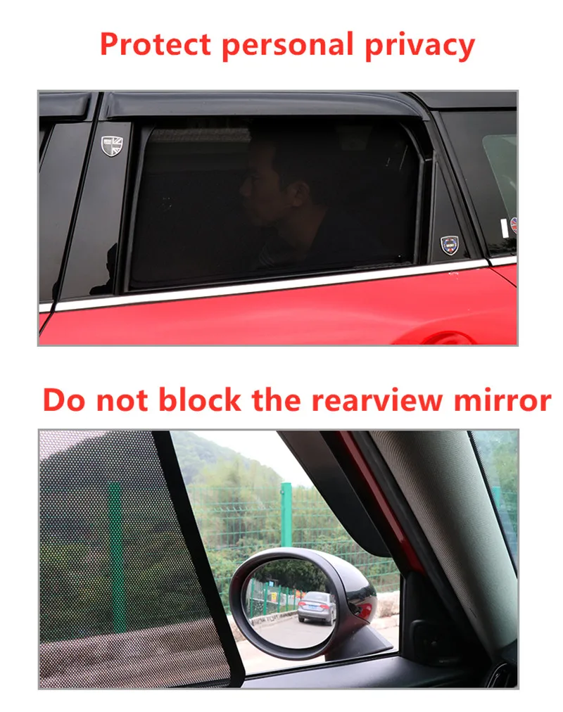 Автомобильный оконный козырек боковой солнцезащитный для BMW MINI Cooper Countryman Clubman F54