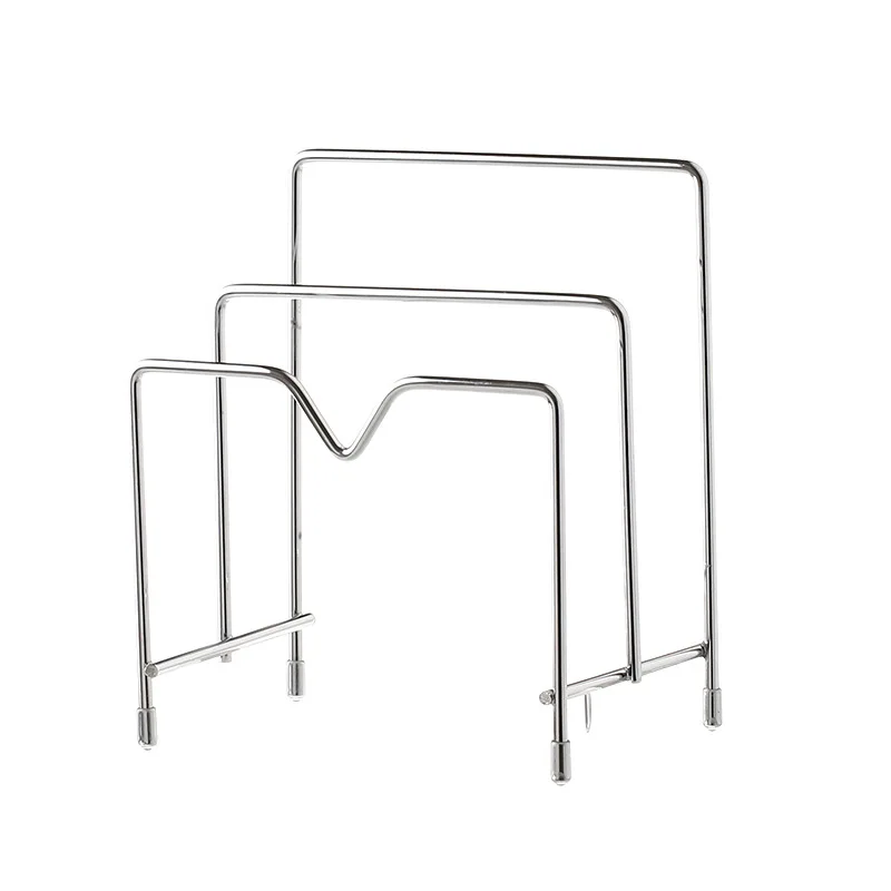 Многофункциональная полка для кастрюль из нержавеющей стали разделочной доски