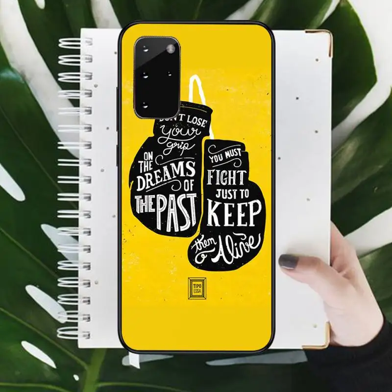 

Sports Boxing Gloves Phone Case For Samsung galaxy A S note 10 7 9 20 30 31 40 50 51 71 21 s ultra plus Luxury brand shell